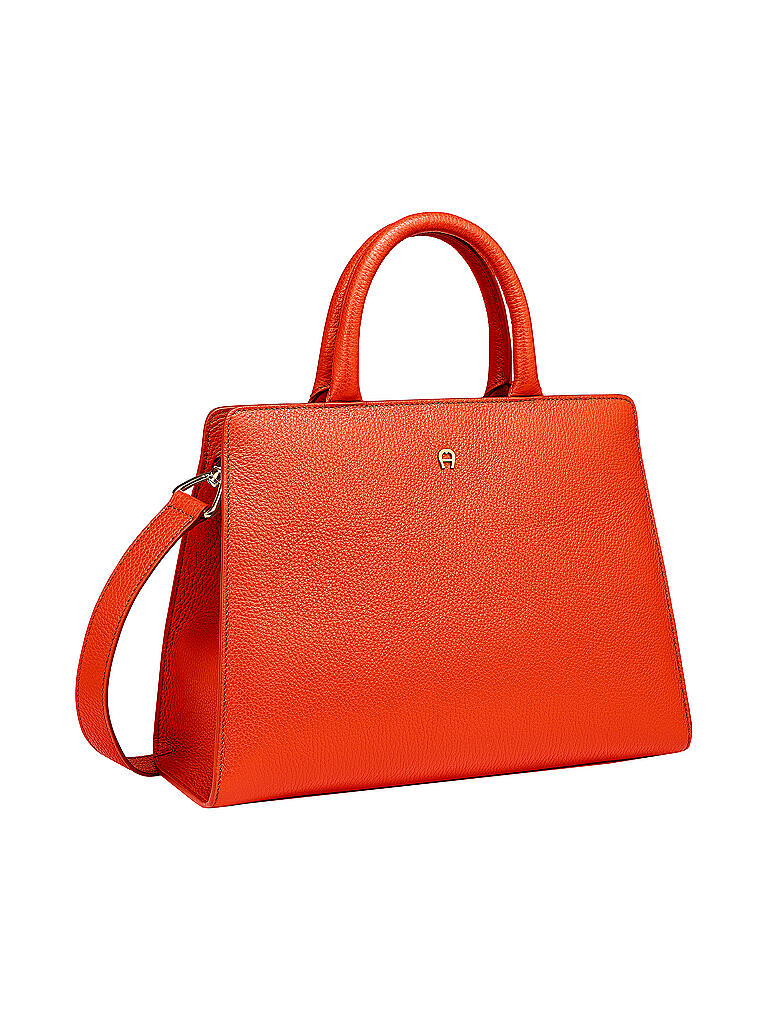 AIGNER | Ledertasche - Henkeltasche Cybill S | orange