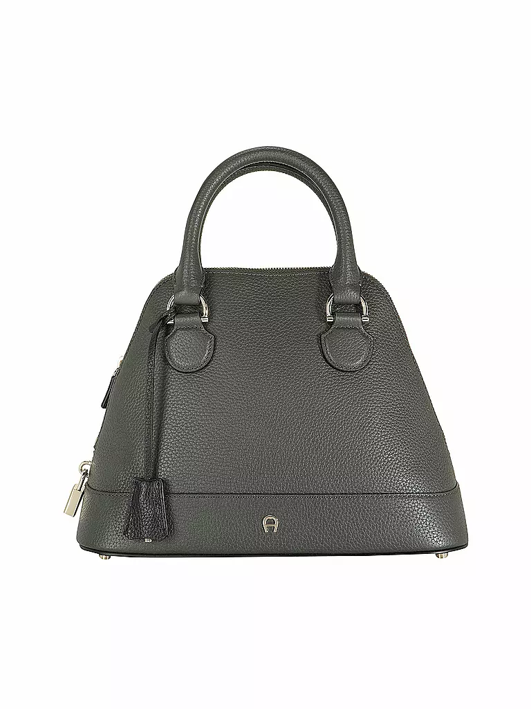 AIGNER | Ledertasche - Henkeltasche DELIA Medium | grau