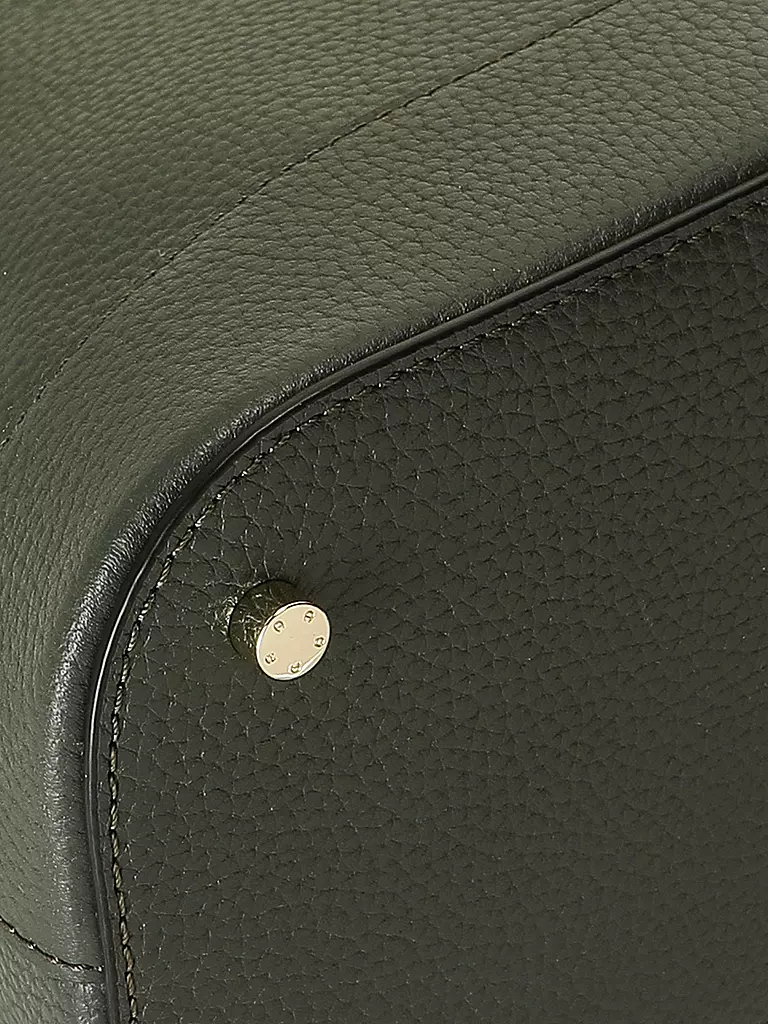 AIGNER | Ledertasche - Henkeltasche DELIA Medium | grau