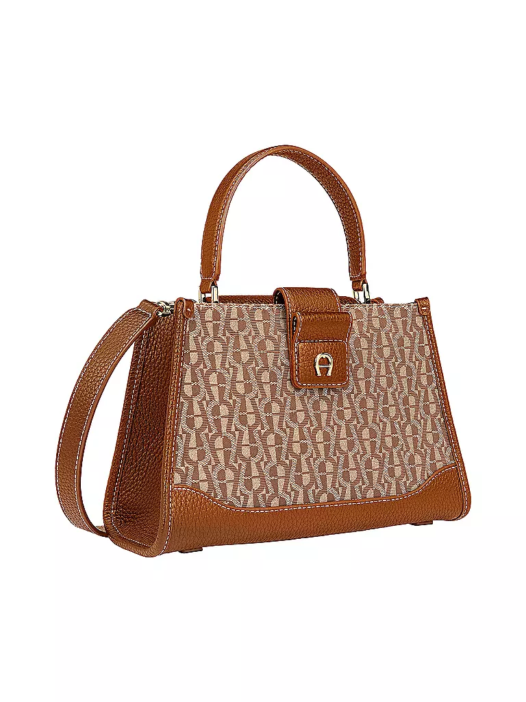 AIGNER | Ledertasche - Henkeltasche EMEA Small | braun