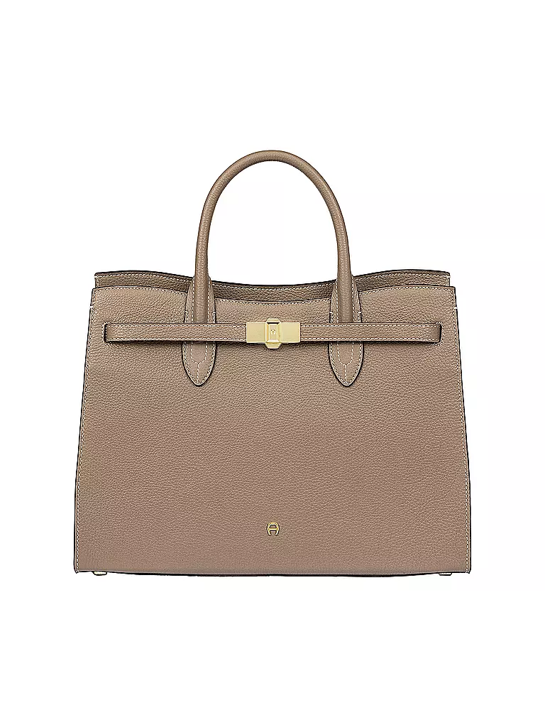 AIGNER | Ledertasche - Henkeltasche FARAH Large | beige