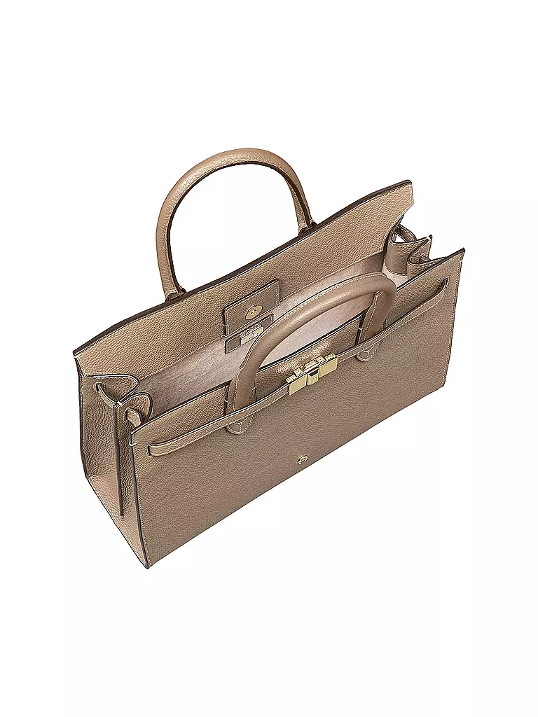 AIGNER | Ledertasche - Henkeltasche FARAH Large | braun