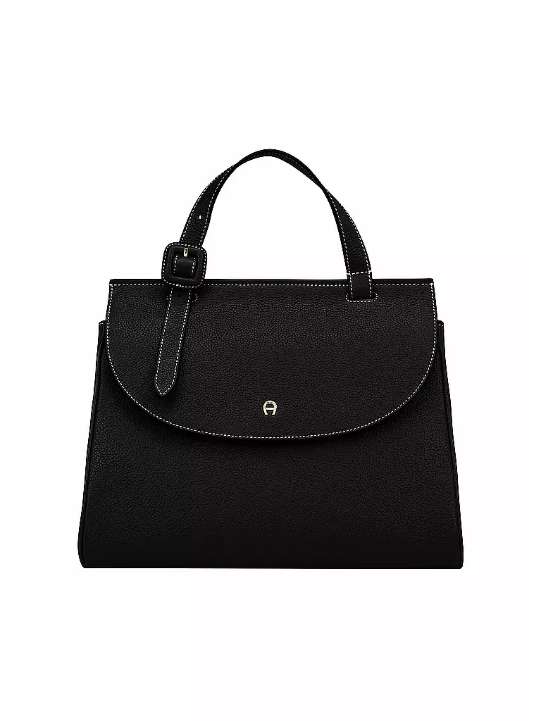 AIGNER | Ledertasche - Henkeltasche MIRANDA Large | schwarz
