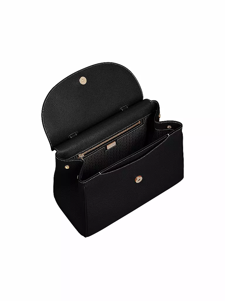AIGNER | Ledertasche - Henkeltasche MIRANDA Large | schwarz