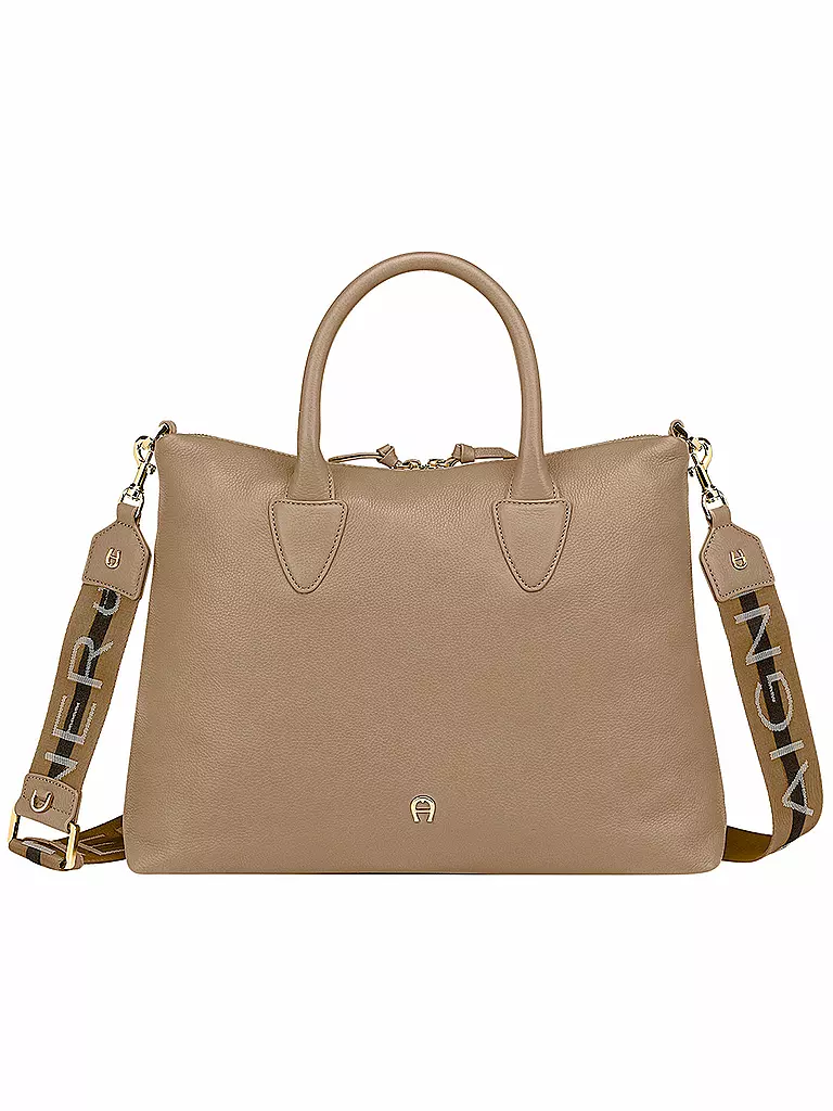 AIGNER | Ledertasche - Henkeltasche ZITA M | braun