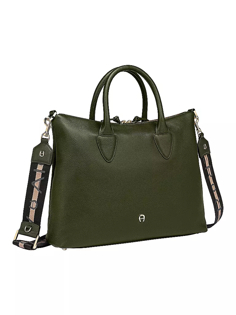AIGNER | Ledertasche - Henkeltasche ZITA Medium | creme