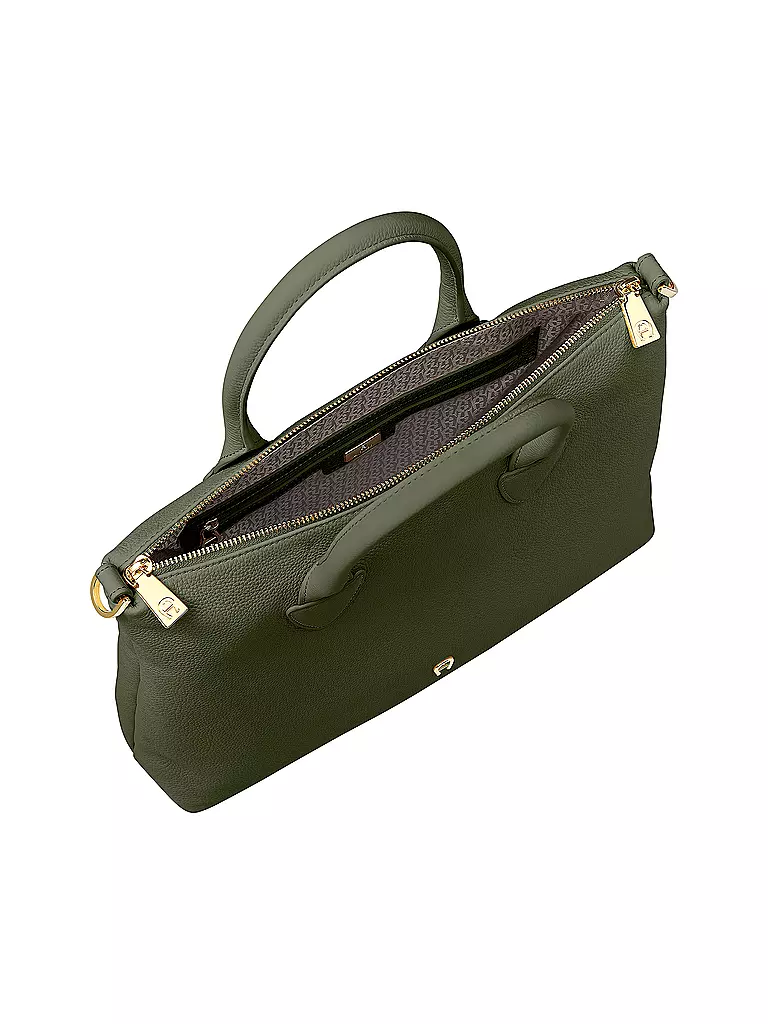 AIGNER | Ledertasche - Henkeltasche ZITA Medium | creme
