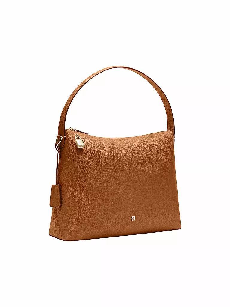 AIGNER | Ledertasche - Hobo Bag DELIA Large | braun