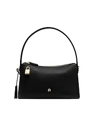 AIGNER | Ledertasche - Hobo Bag DELIA Small | schwarz