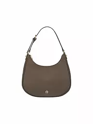 AIGNER | Ledertasche - Hobo Bag DIADORA Medium | grau