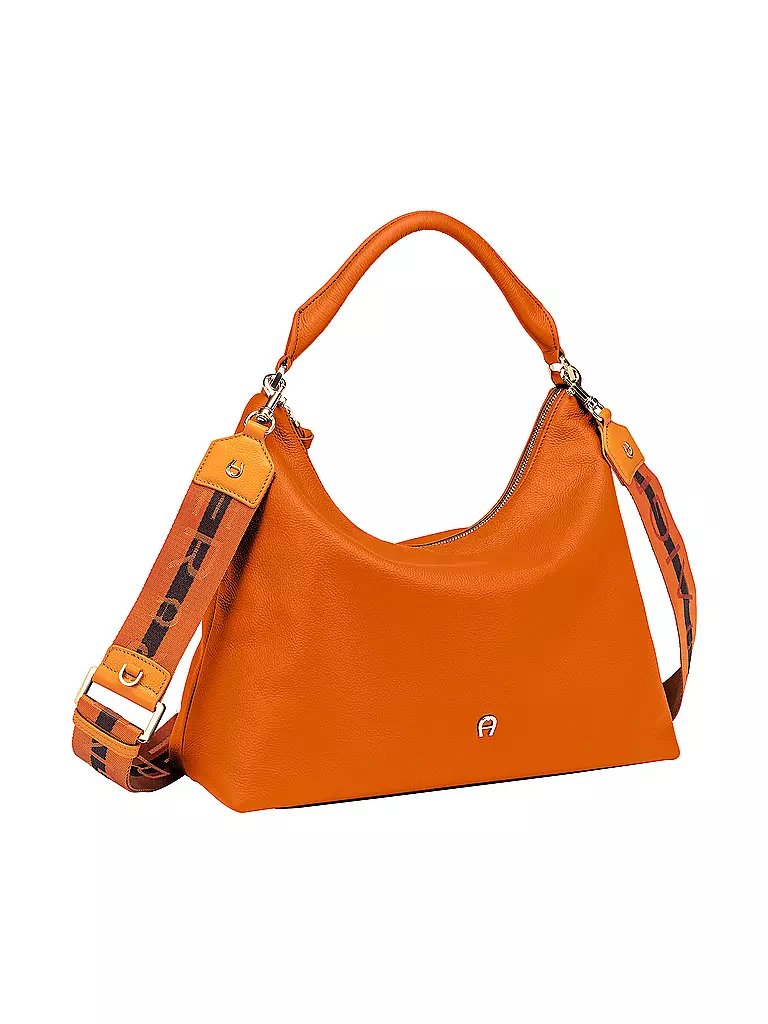 AIGNER | Ledertasche - Hobo Bag ZITA Medium | dunkelblau