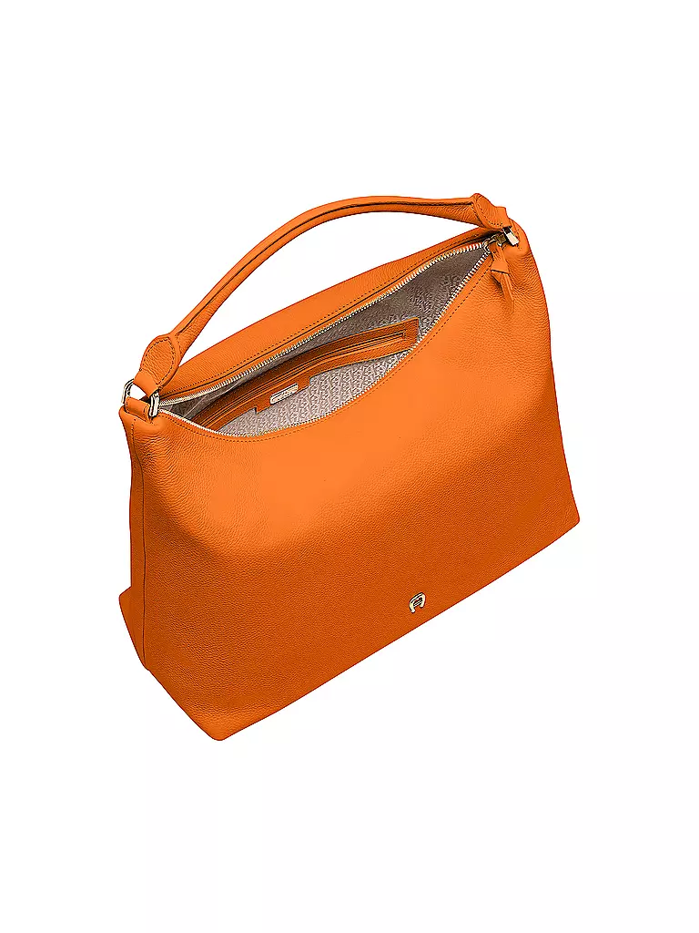 AIGNER | Ledertasche - Hobo Bag ZITA Medium | dunkelblau