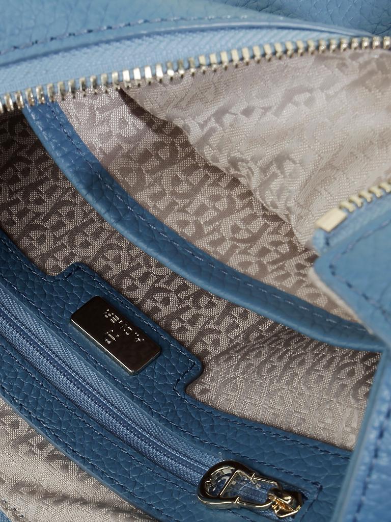 AIGNER | Ledertasche - Hobo-Bag "Milano S" | blau