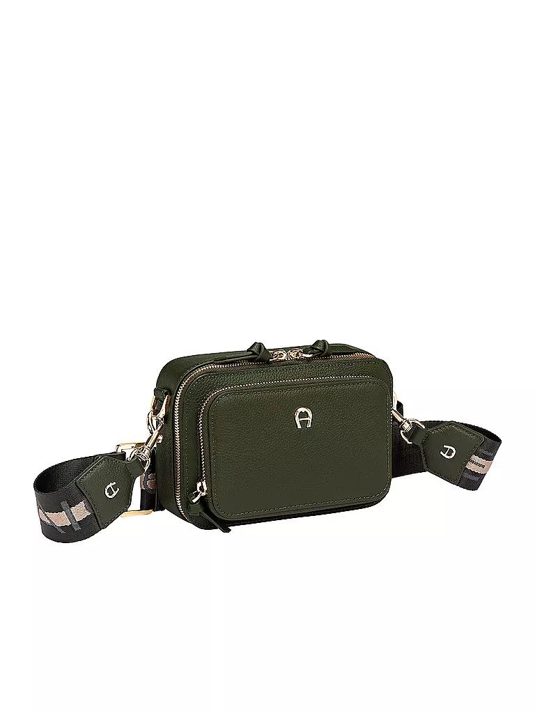 AIGNER | Ledertasche - Mini Bag ZITA Small | olive