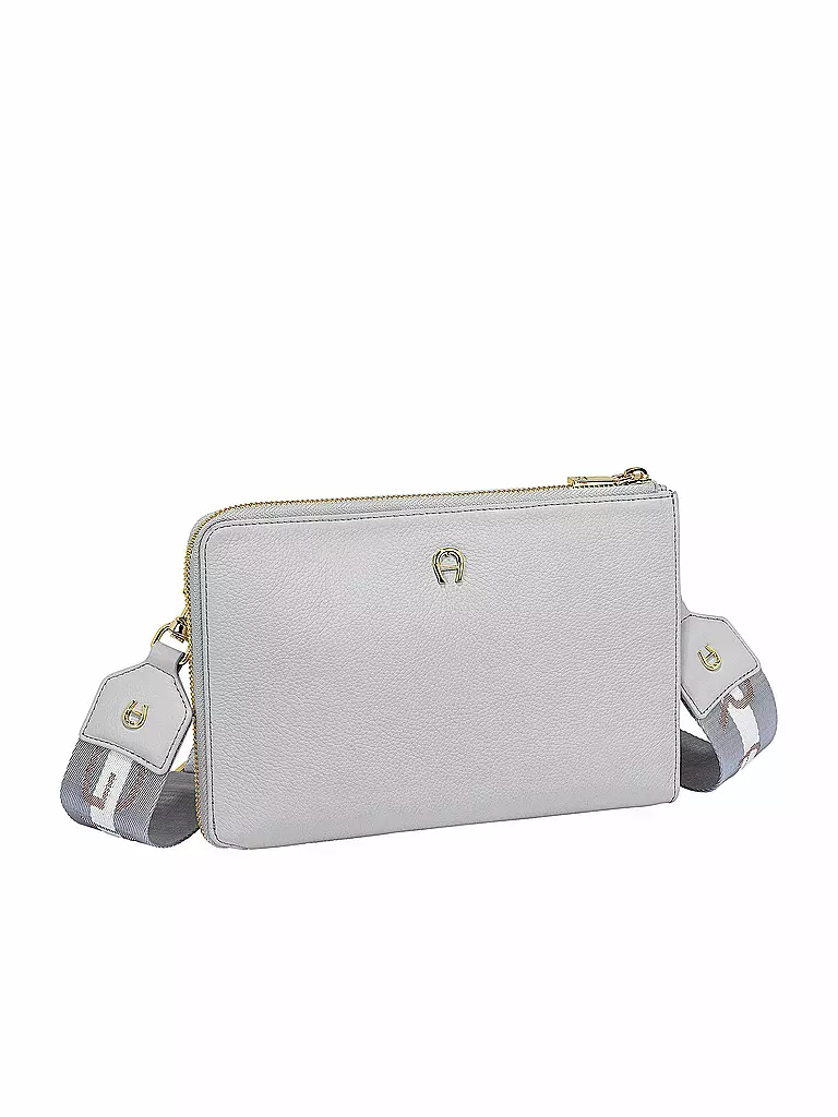 AIGNER | Ledertasche - Mini Bag ZITA | grau