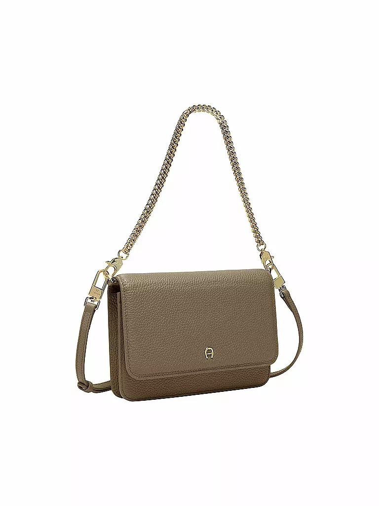 AIGNER | Ledertasche - Mini Bag | schwarz