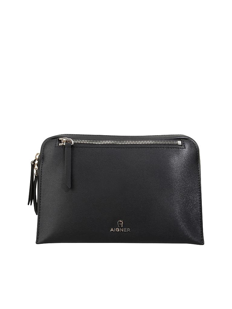 AIGNER | Ledertasche - Minibag "Pisa" S | schwarz