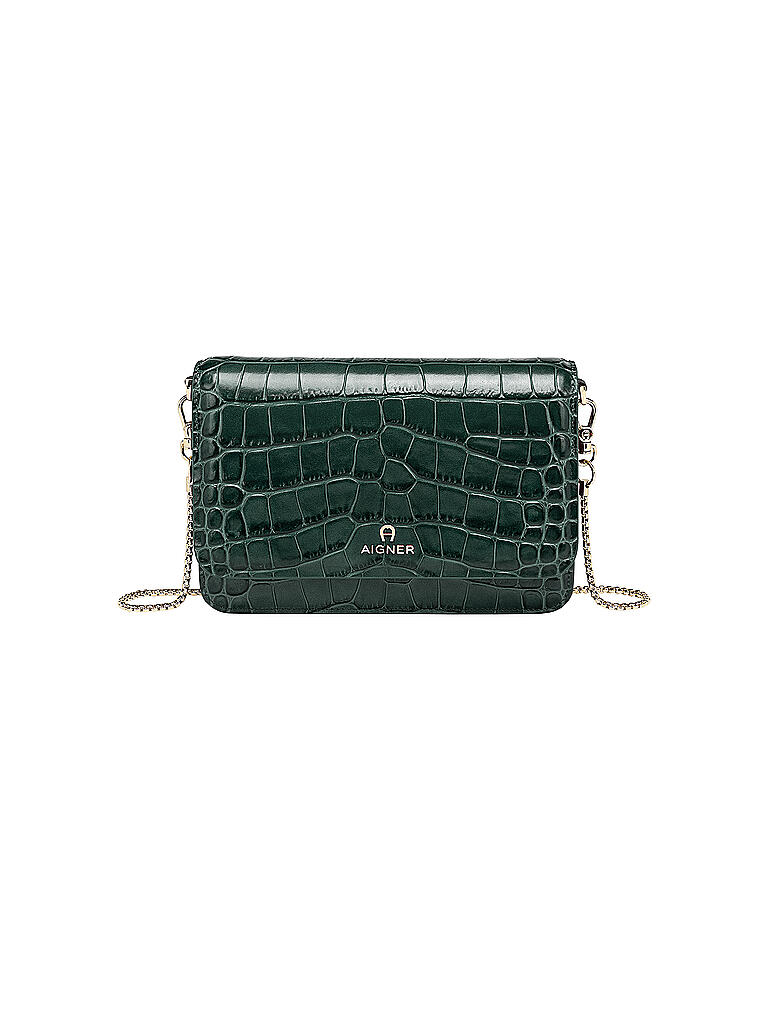 AIGNER | Ledertasche - Minibag Fashion | grün