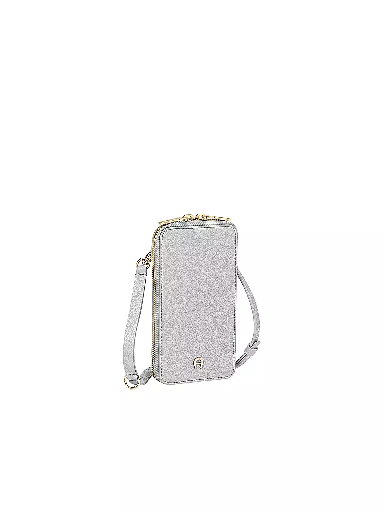 AIGNER | Ledertasche - Smartphone Bag FASHION | grau