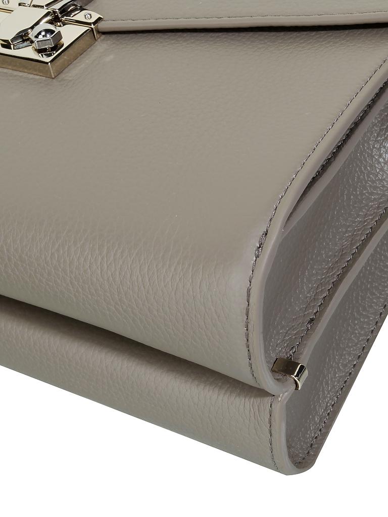 AIGNER | Ledertasche - Umhängetasche "Mina" S | grau