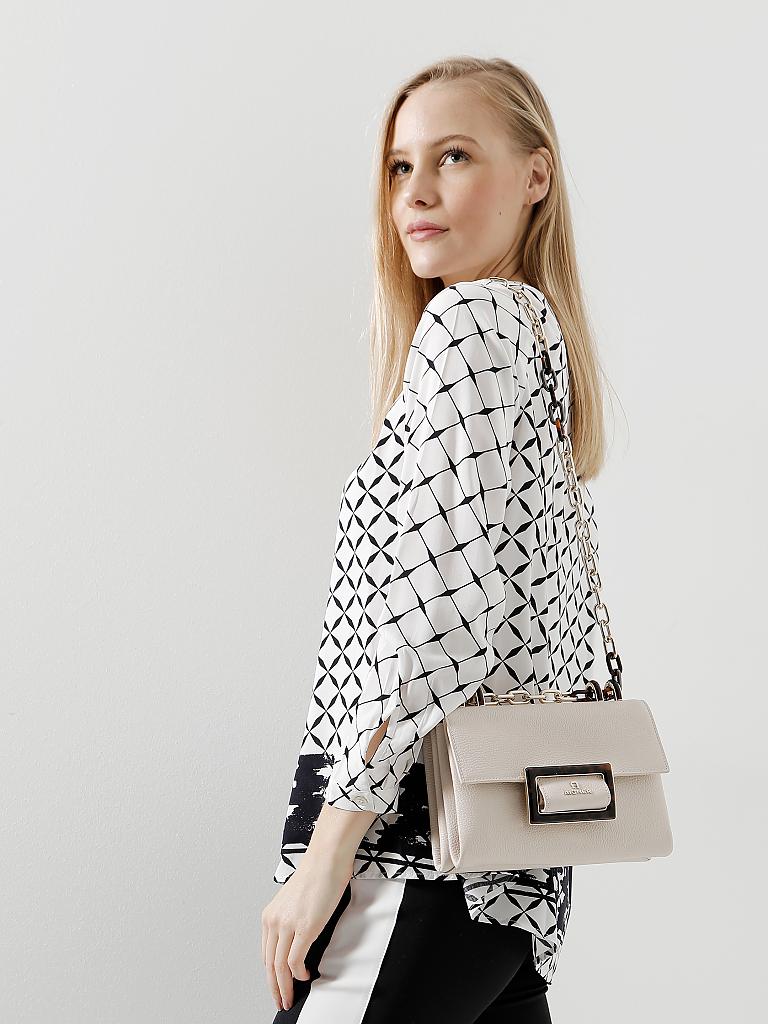 AIGNER | Ledertasche - Umhängetasche "Vicenza" S | weiß