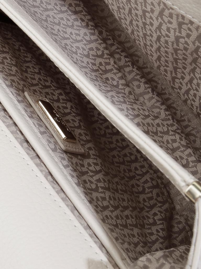 AIGNER | Ledertasche - Umhängetasche "Vicenza" S | weiß