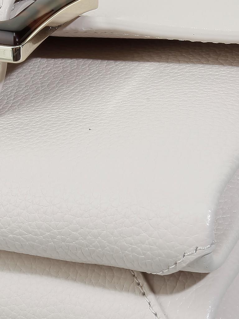 AIGNER | Ledertasche - Umhängetasche "Vicenza" S | weiß
