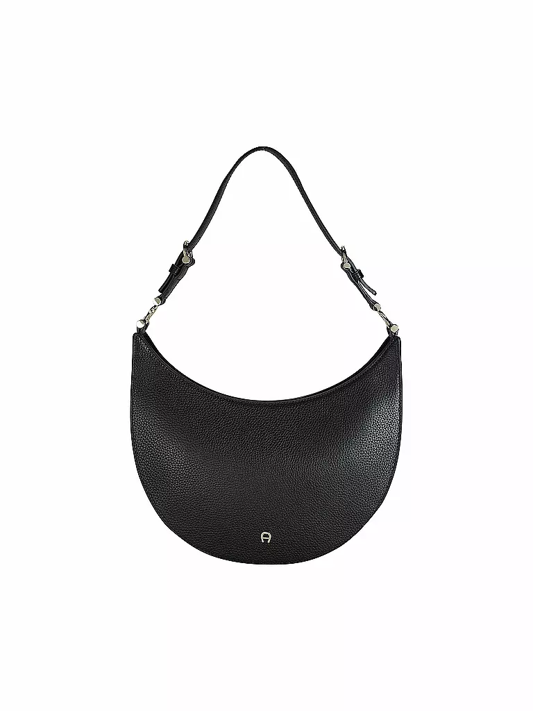 AIGNER | Ledertasche - Umhängetasche DELIA Large | schwarz