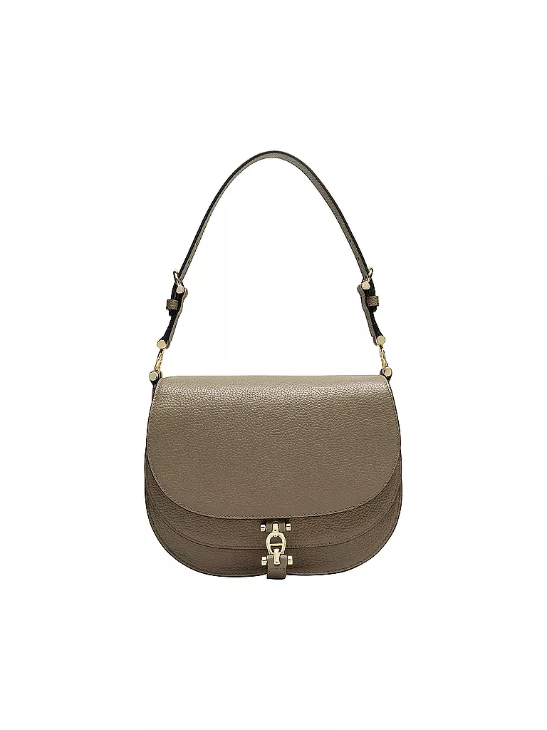 AIGNER | Ledertasche - Umhängetasche DELIA Small | beige