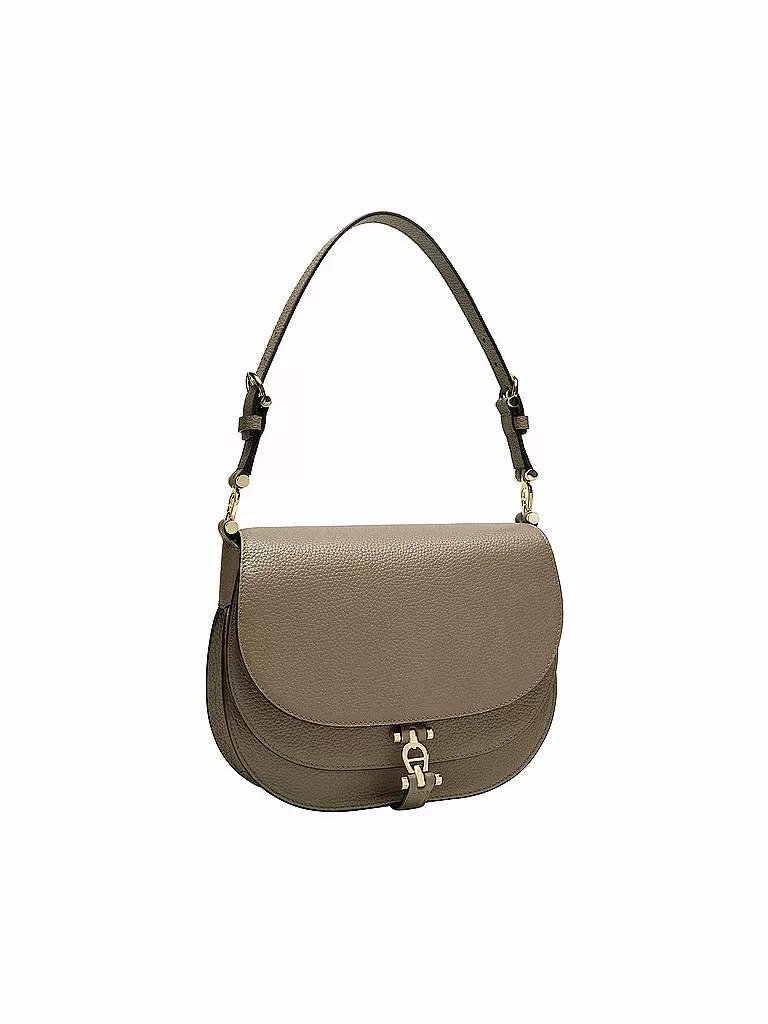 AIGNER | Ledertasche - Umhängetasche DELIA Small | beige