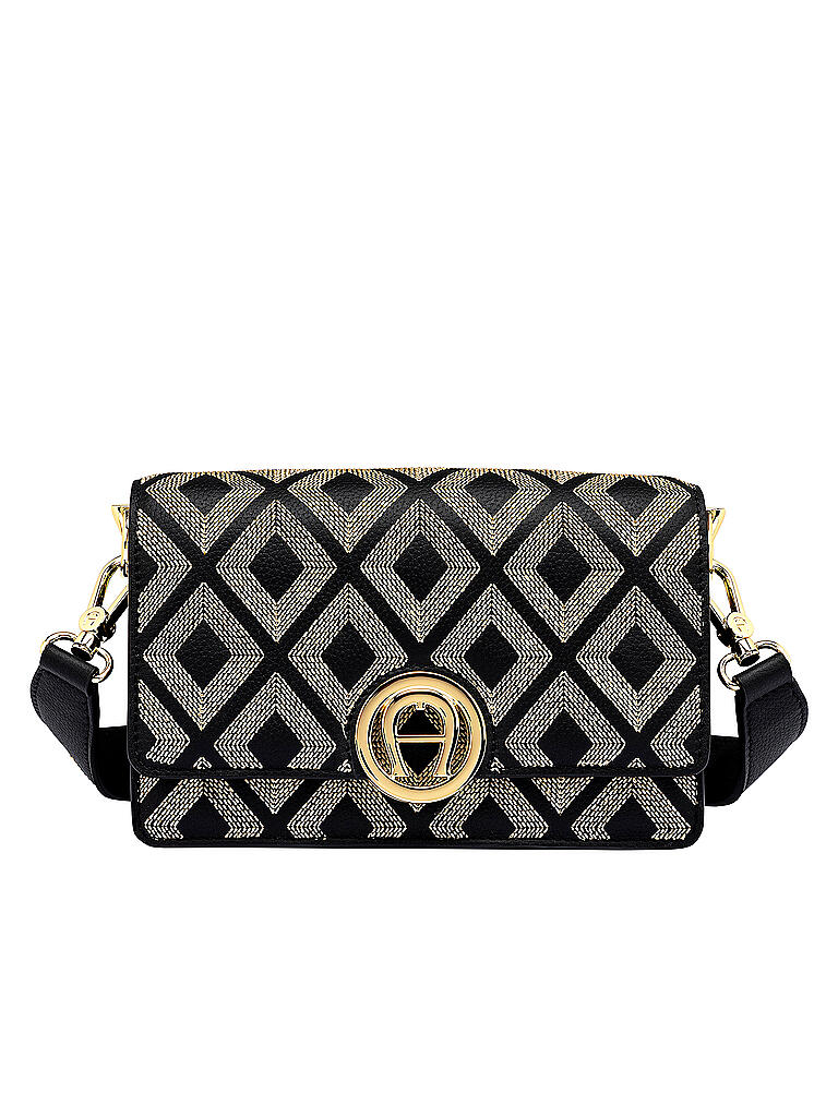 AIGNER | Ledertasche - Umhängetasche Livia S | schwarz
