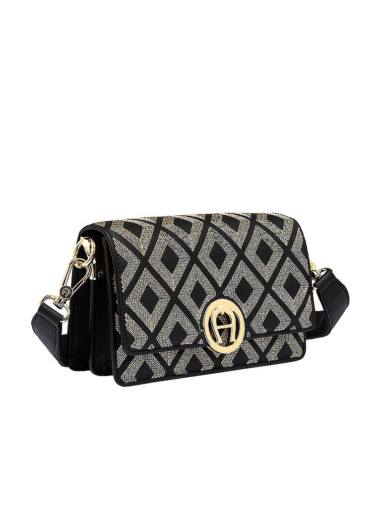 AIGNER | Ledertasche - Umhängetasche Livia S | schwarz