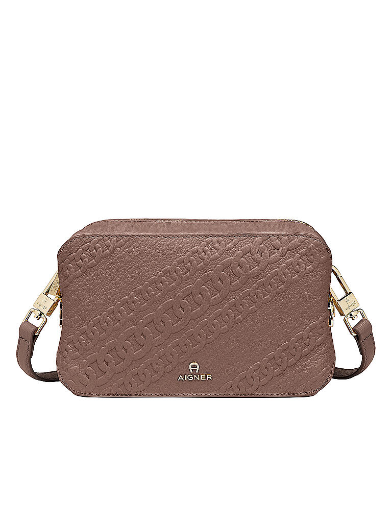 AIGNER | Ledertasche - Umhängetasche Milano S | beige