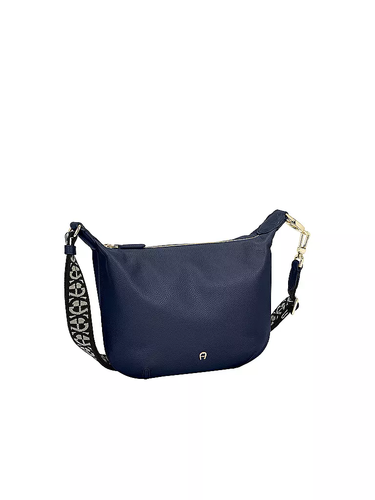 AIGNER | Ledertasche - Umhängetasche Palermo S | dunkelblau