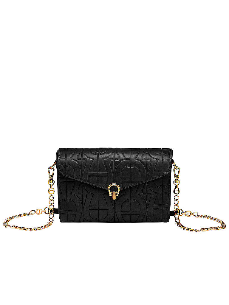 AIGNER | Ledertasche - Umhängetasche Pria S | schwarz