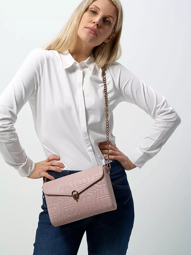 AIGNER | Ledertasche - Umhängetasche Pria S | rosa