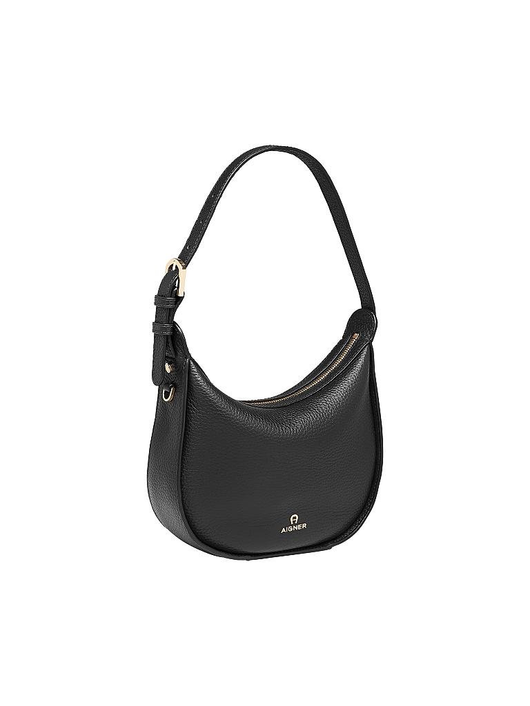 AIGNER | Ledertasche Umhängetasche Ivy S | schwarz