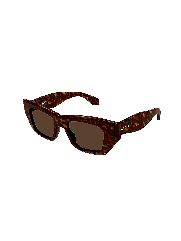 AZZEDINE ALAÏA Damen AZZEDINE ALAÏA AA0074S 002 Sonnenbrillen Acetat Havanna Braun Quadratisch