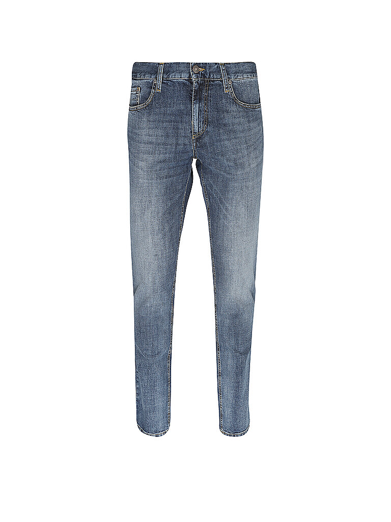 ALBERTO Regular Slim Fit Jeans mittelblau Größe W32 L34