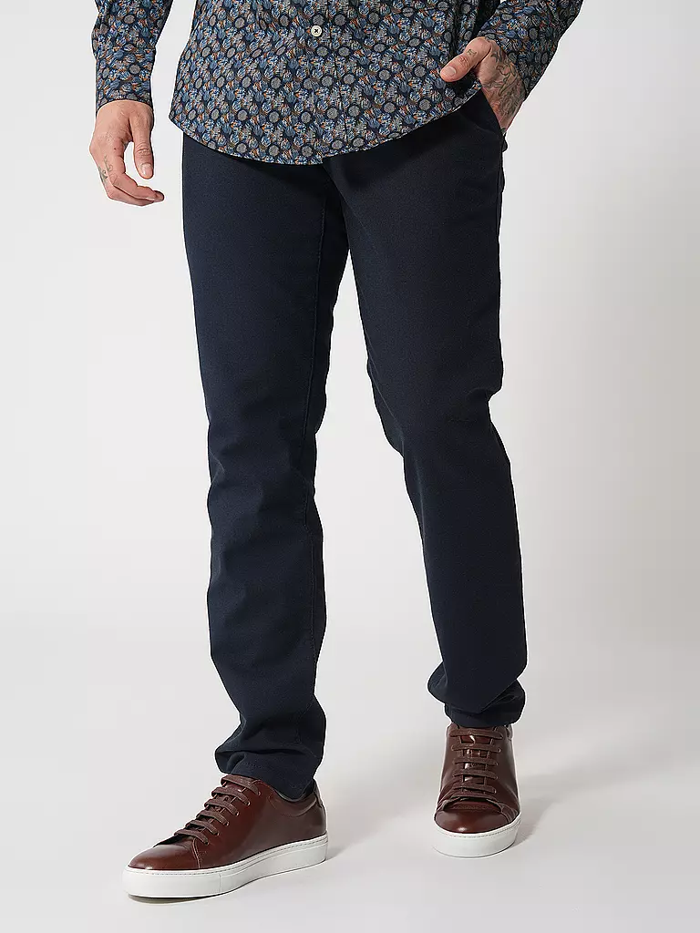 ALBERTO | Chino Slim Fit Lou-RETRO | dunkelblau