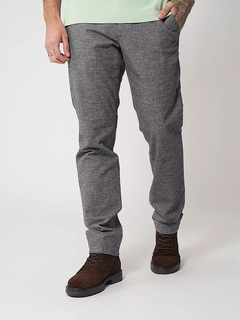 ALBERTO | Chino Slim Fit Lou-RETRO | grau