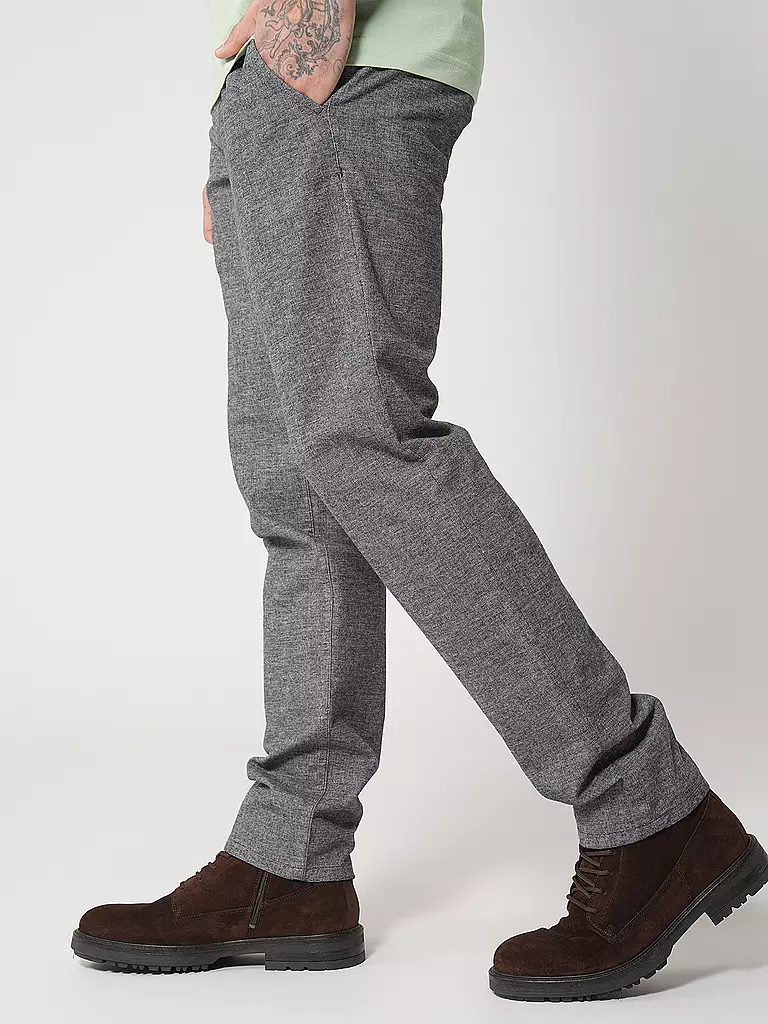 ALBERTO | Chino Slim Fit Lou-RETRO | grau