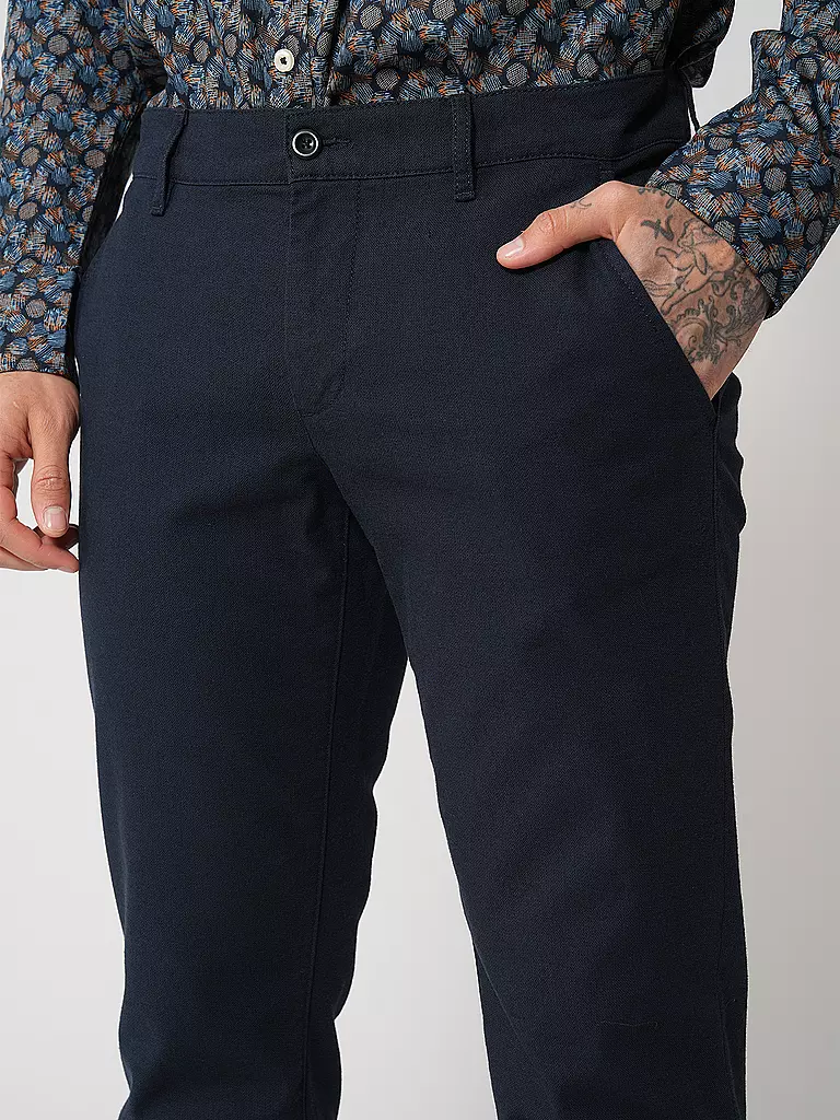 ALBERTO | Chino Slim Fit Lou-RETRO | dunkelblau