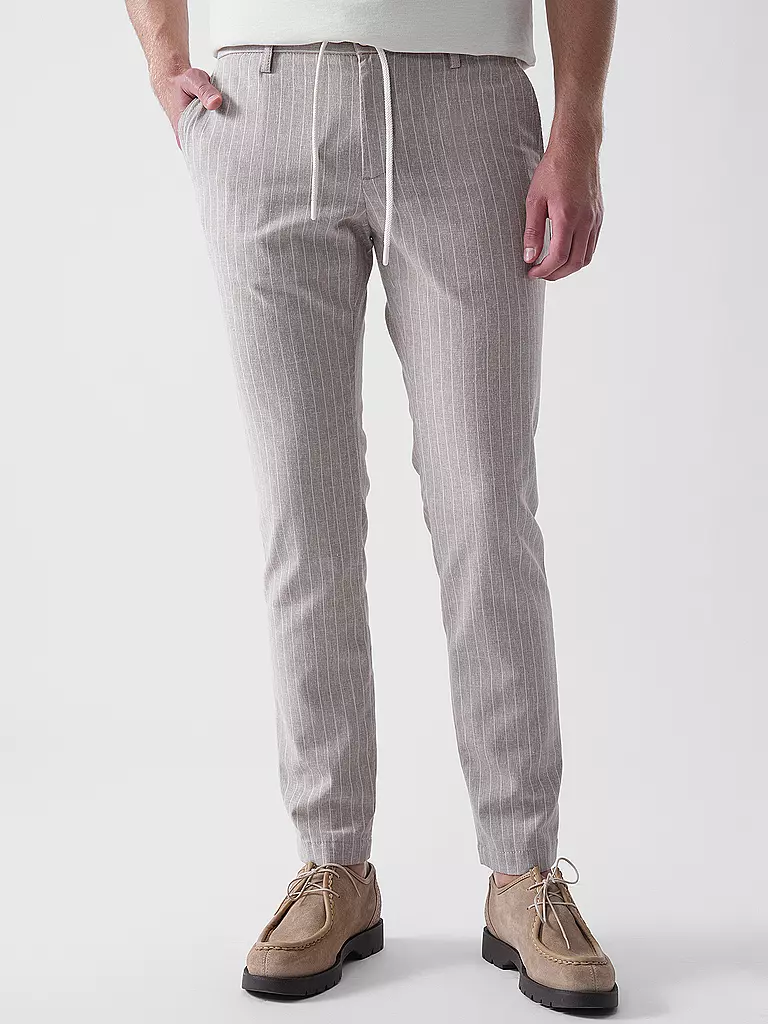 ALBERTO | Leinenhose JUMP | grau