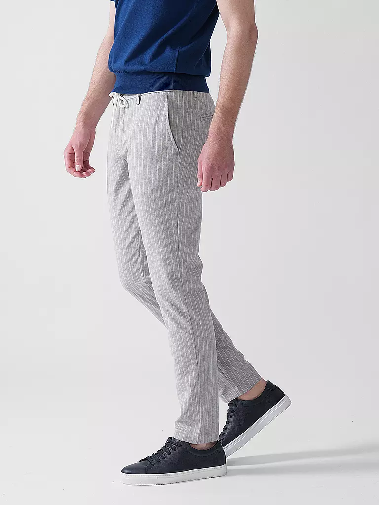 ALBERTO | Leinenhose JUMP | beige