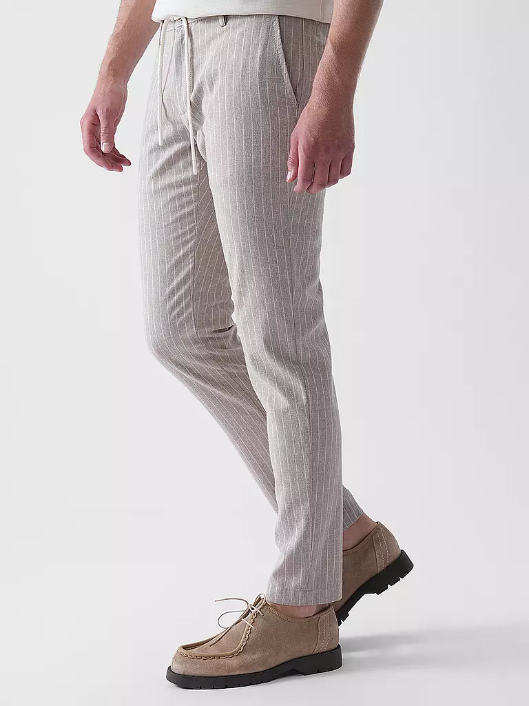 ALBERTO | Leinenhose JUMP | grau