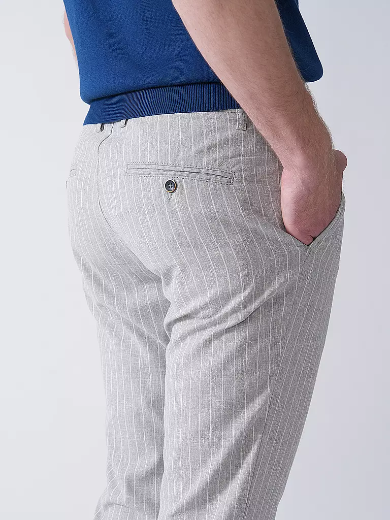 ALBERTO | Leinenhose JUMP | beige