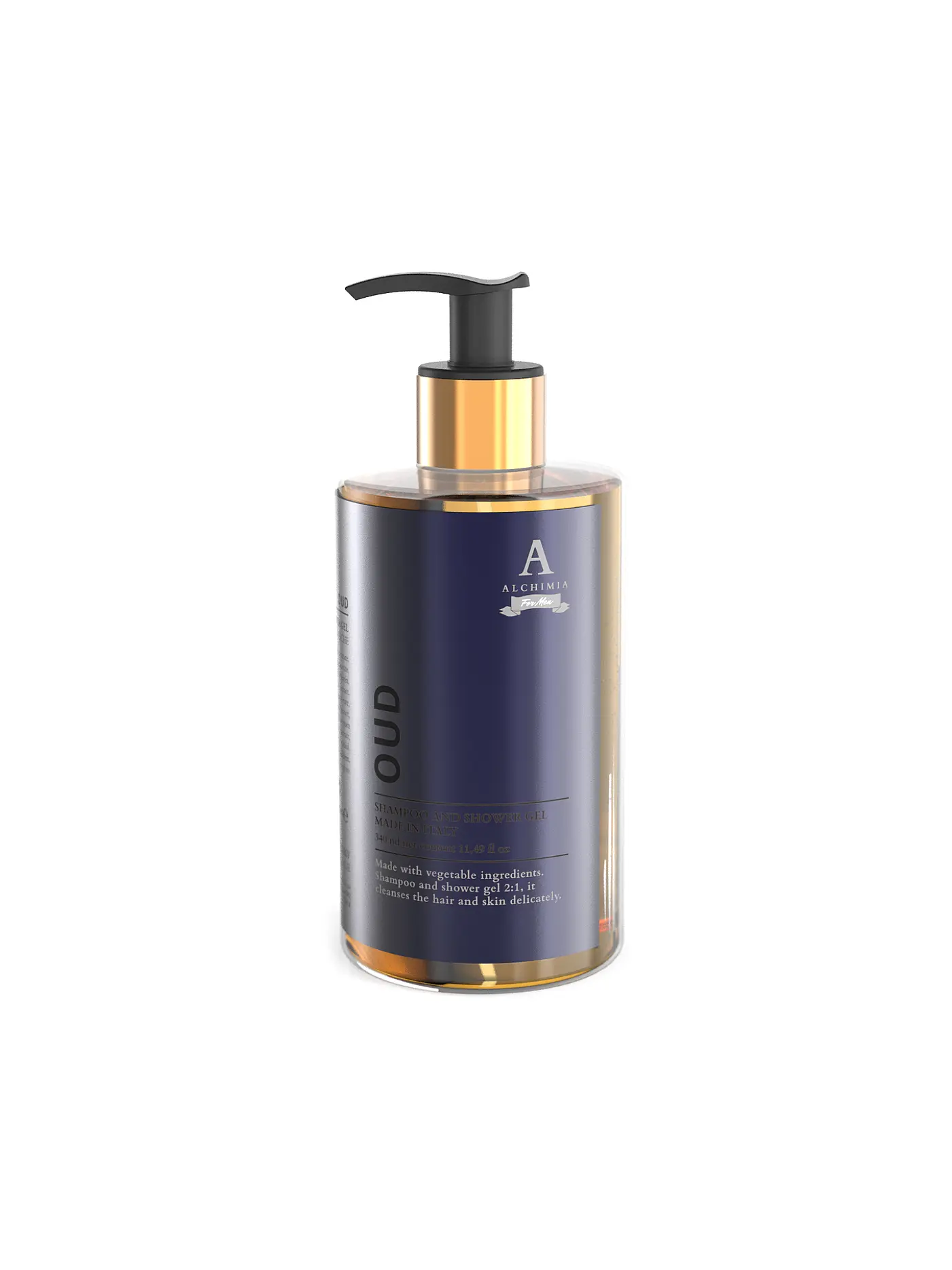 ALCHIMIA SOAP | Duschgel SANDAL 350ml Sandelholz  | schwarz