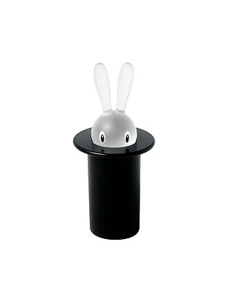 ALESSI | Zahnstocherbehälter Magic Bunny 7,5cm Schwarz