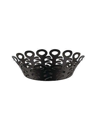 ALESSI | Korbschale VIMINI 22cm Edelstahl Epoxi. Schwarz 
